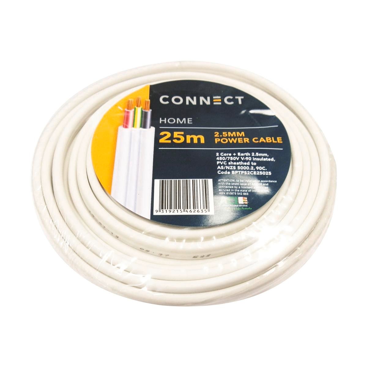 Olex 2.5mm x 25m Nexans 2 Core and Earth Cable - Indoor Domestic Wiring