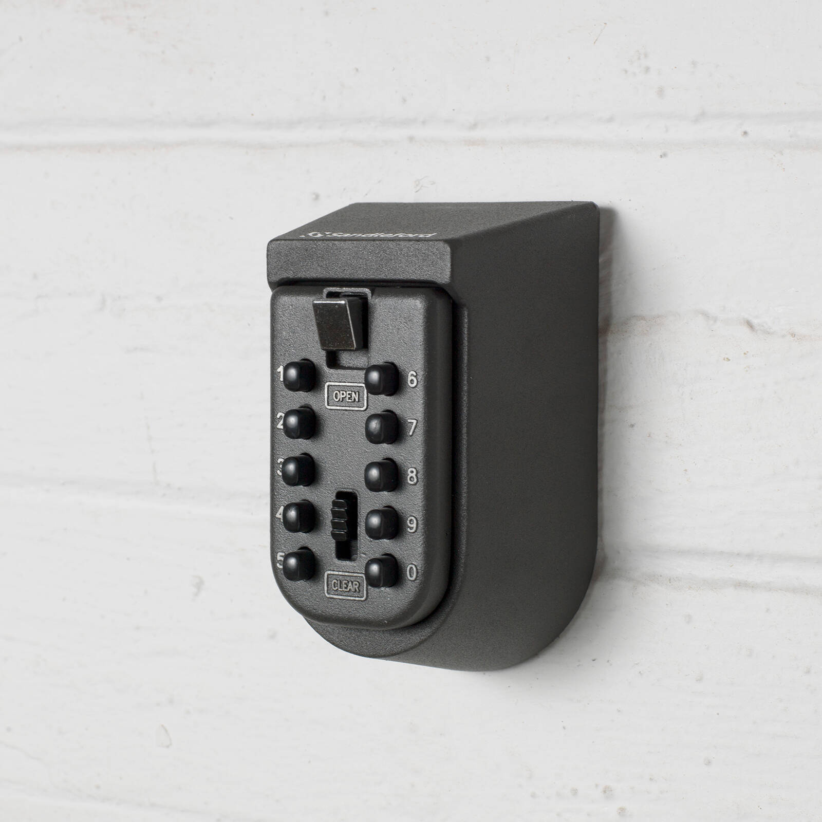 Sandleford 105 x 65 x 55mm Black Steel Wall Mounted Key Storage Safe