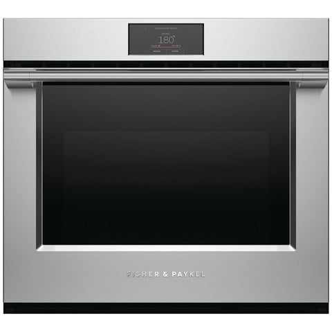 Fisher & Paykel 76cm Pyrolytic Oven - 115L, 17 Functions, Stainless Steel, Fan Forced - OB76SPPTX1