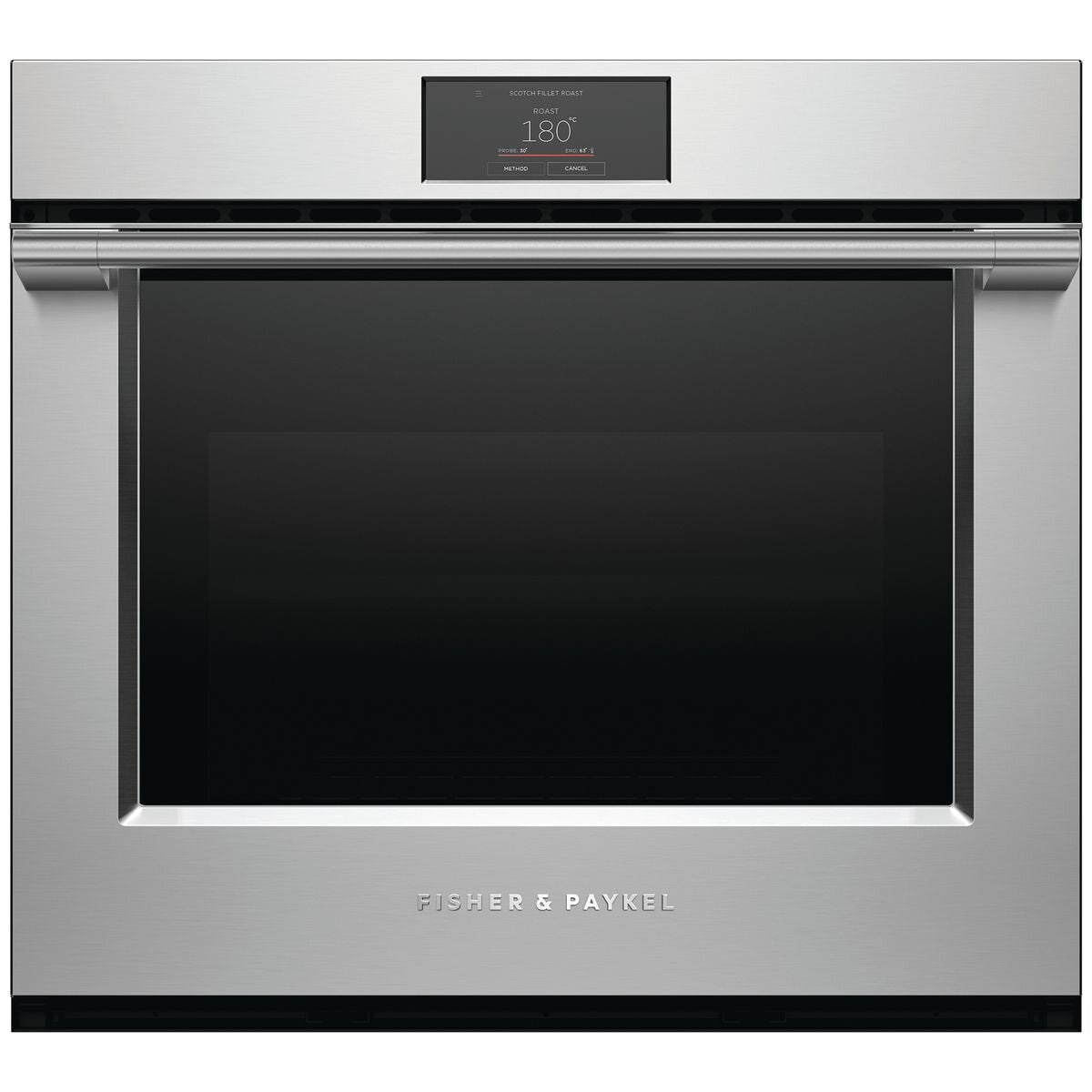 Fisher & Paykel 76cm Pyrolytic Oven - 115L, 17 Functions, Stainless Steel, Fan Forced - OB76SPPTX1