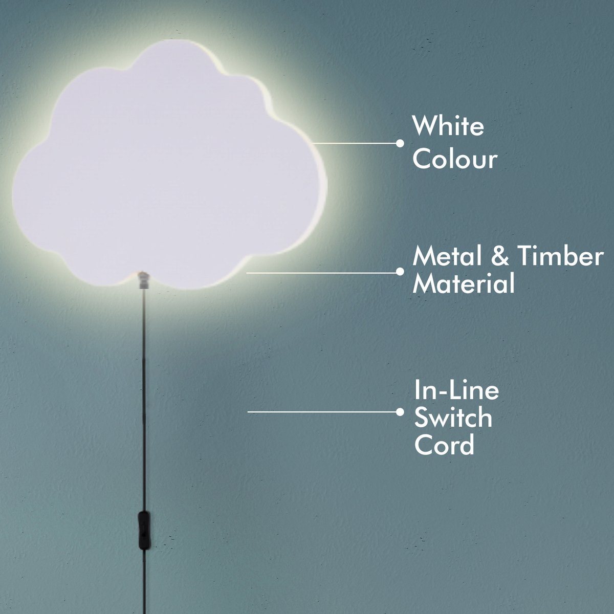 Verve Design Cloud LED Wall Light 240V Indoor AWL128