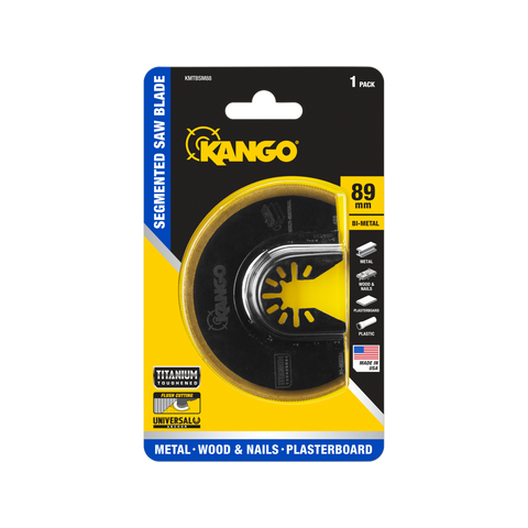 Kango 89mm Bi-Metal Segmented Saw Multi Tool Blade for Timber & Metal