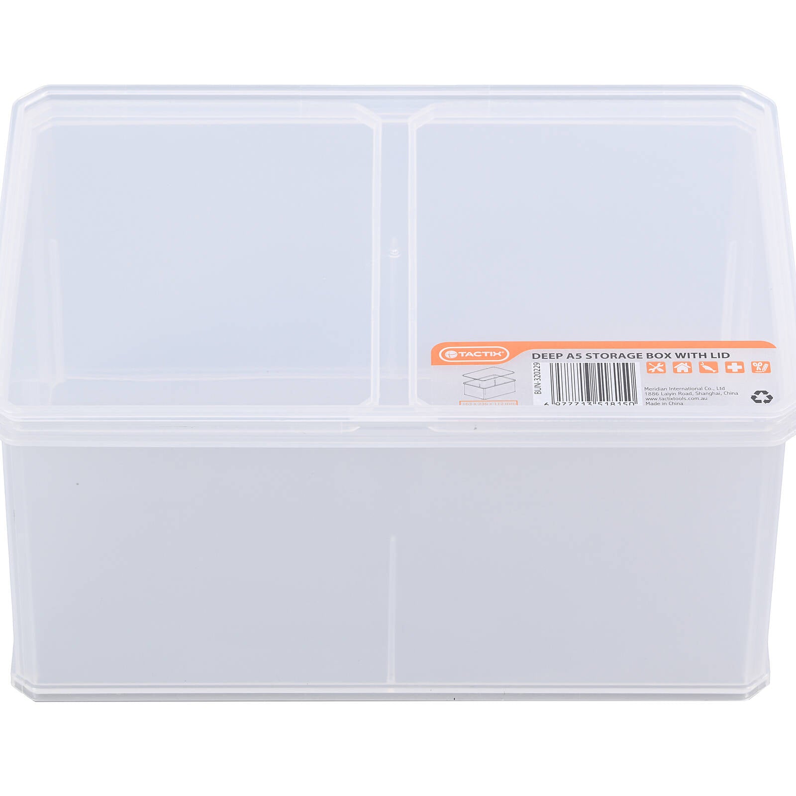 Tactix Medium A5 Deep Storage Container 4L with Lid