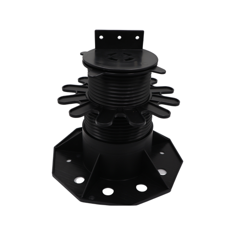 Builders Edge Bigfoot XL Adjustable Pedestal Feet 70-170mm Black Plastic Decking Support