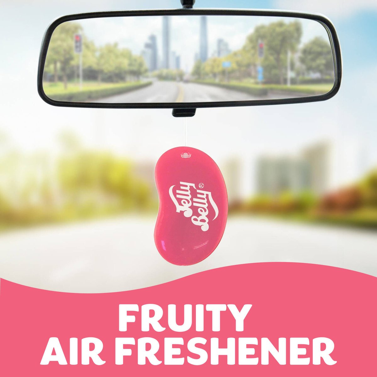 Jelly Belly Tutti Fruitti Hanging 3D Air Freshener 1 Pack