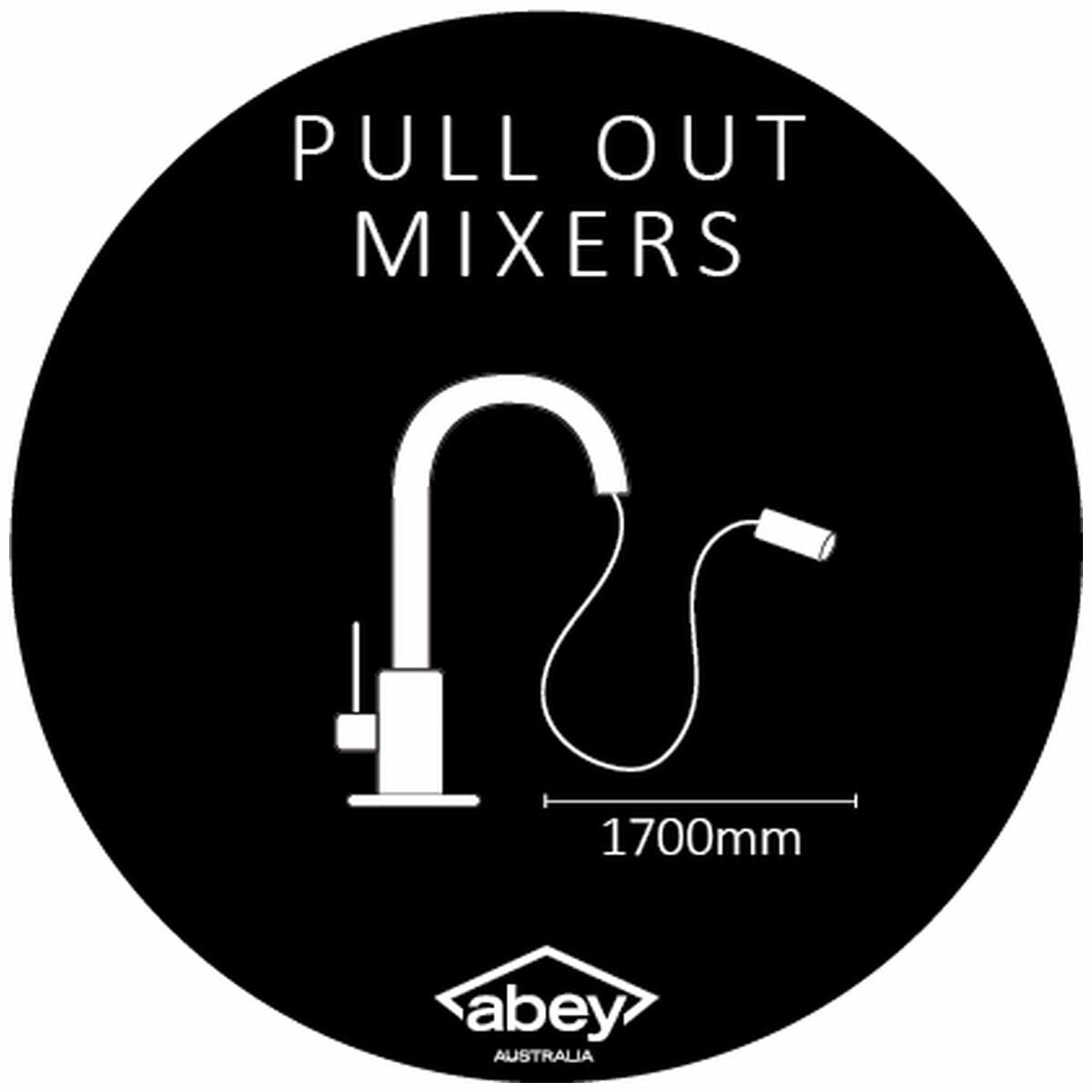 Gessi Officine Pull Out Kitchen Mixer Tap - Copper Brushed - 360° Swivel Spout - 5 Star WELS - 60053COB