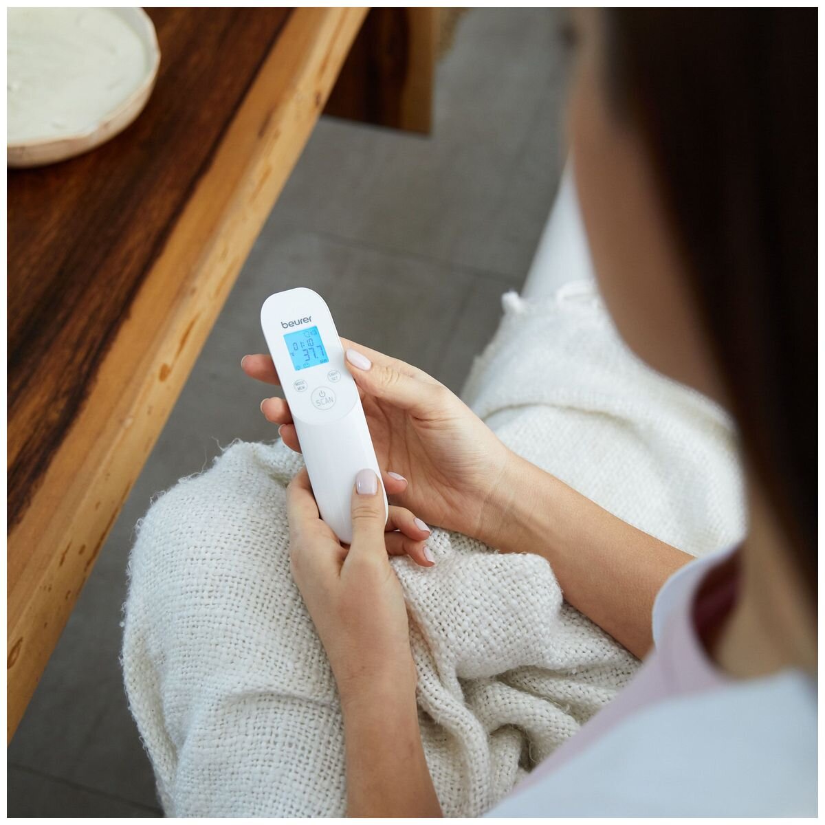 Beurer Multi Functional Non-Contact Infrared Thermometer - Body, Ambient and Surface Readings - FT85