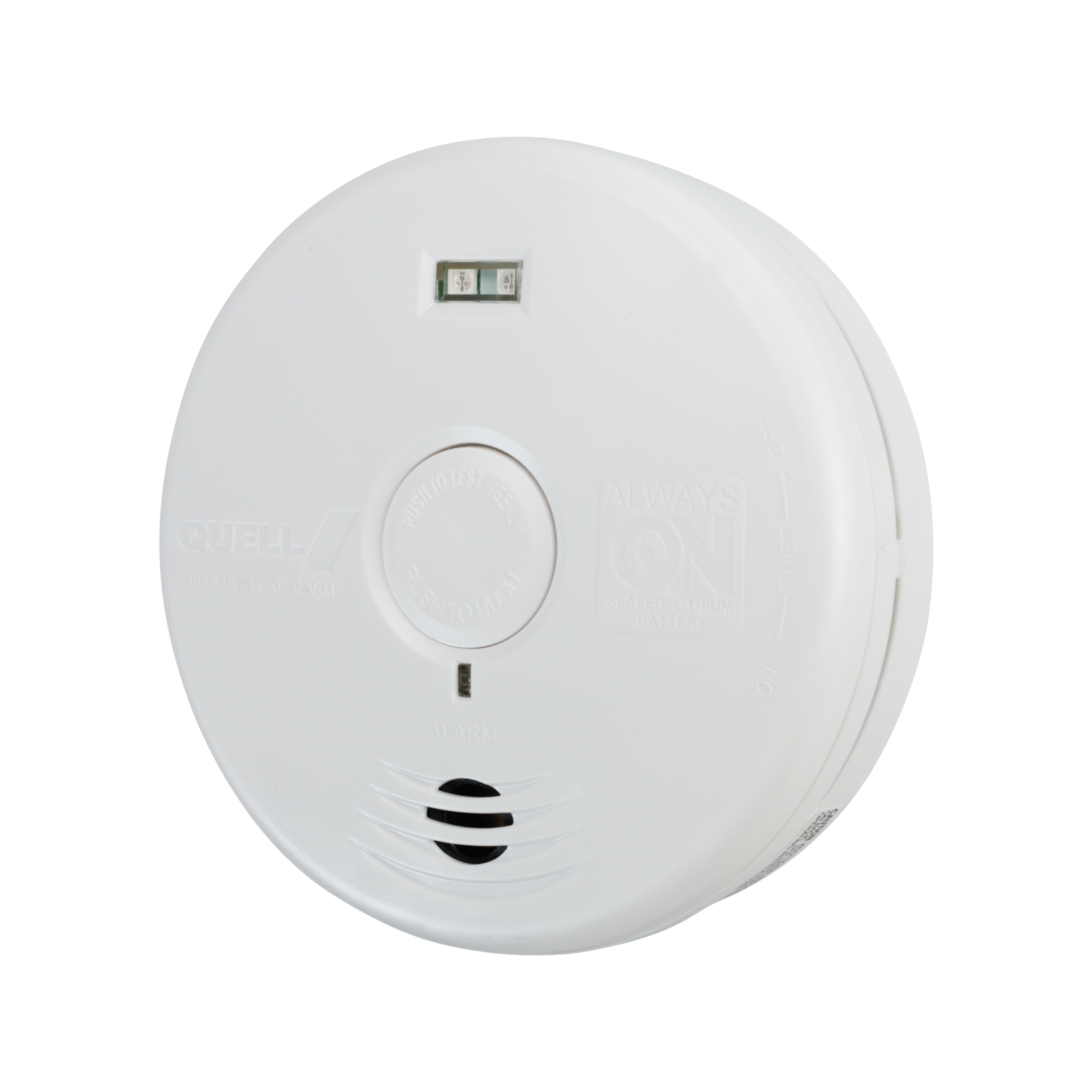 Quell Worry-Free Photoelectric Smoke Alarm with Escape Light Lithium P3010H