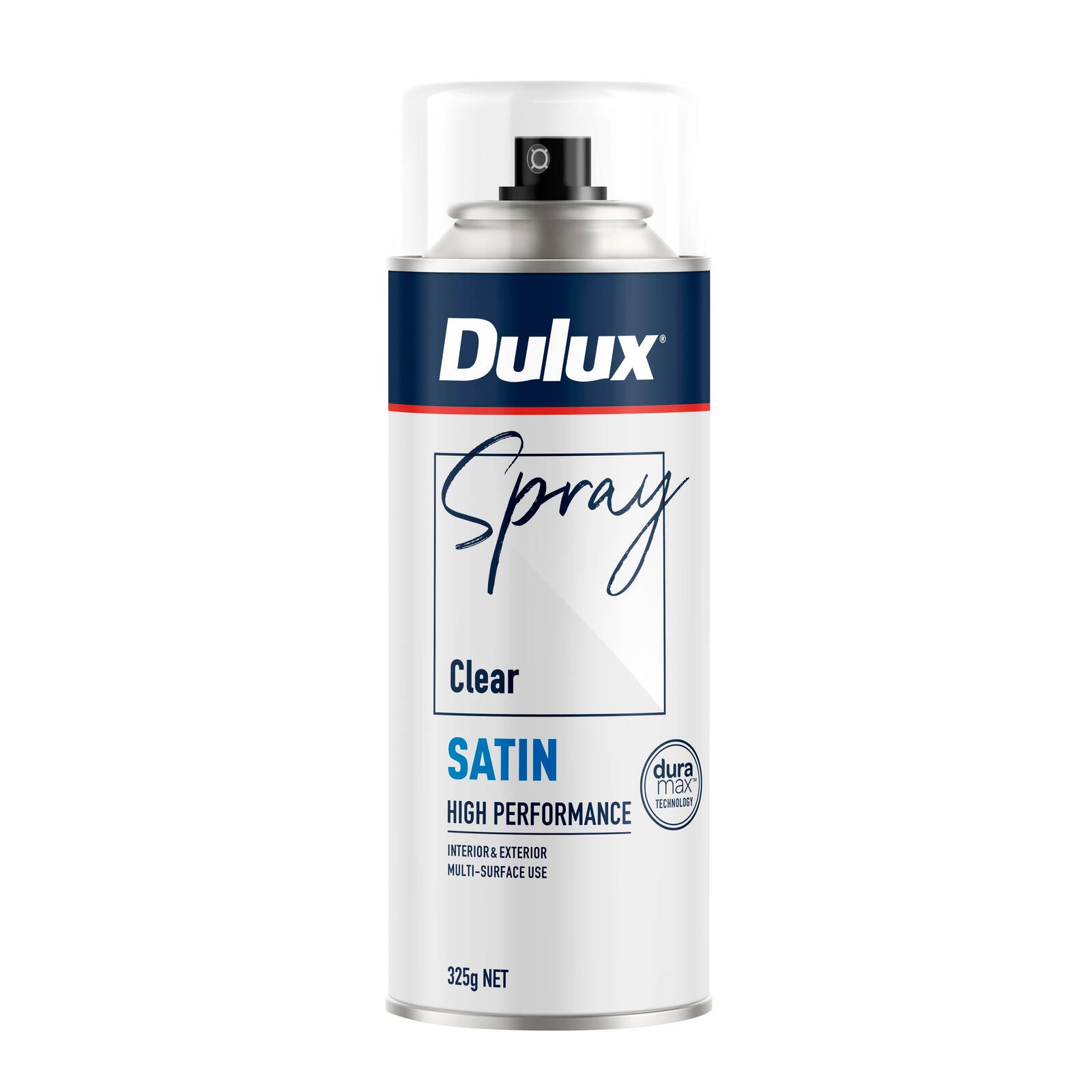 Dulux 325g Clear Satin Spray Paint