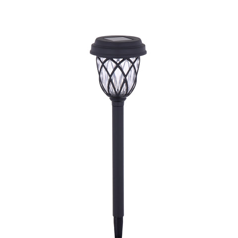 Arlec LED Garden Path Solar Light, 100mm Black Ground Stake LVS042
