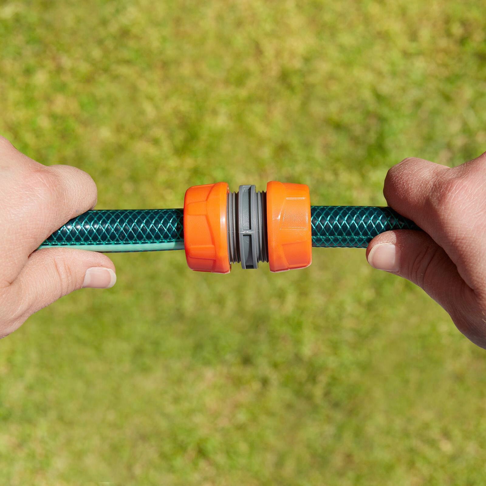 Pope 12mm Hose Joiner Repairer - Orange Poly Garden Hose Mender