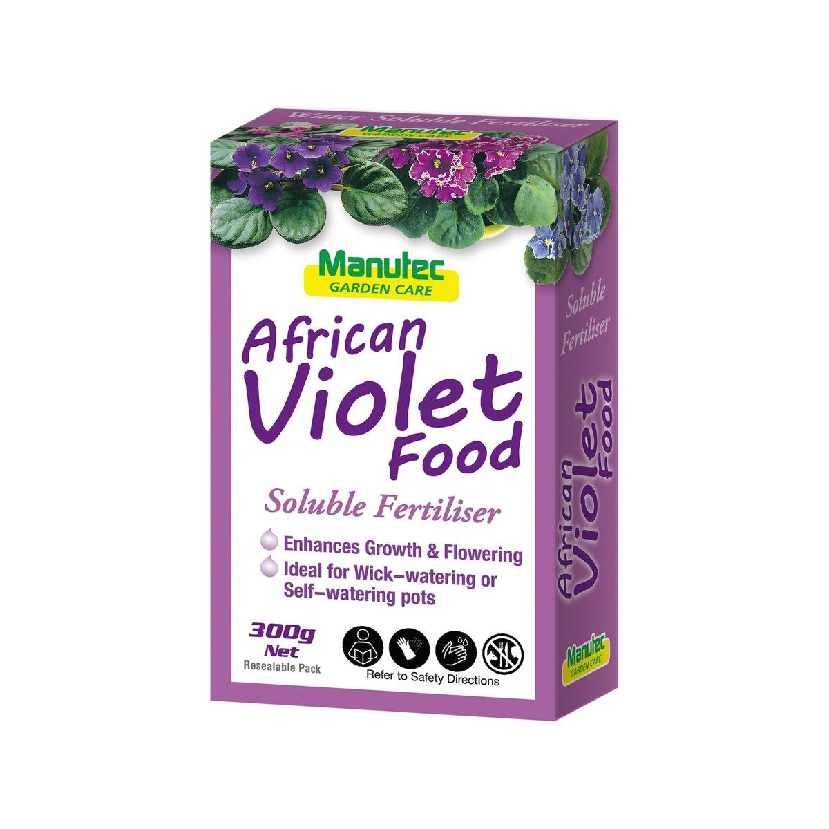 Manutec Soluble African Violet Food - 300g - Water Soluble - Nutrient Rich - SuperSaverAU - view 1