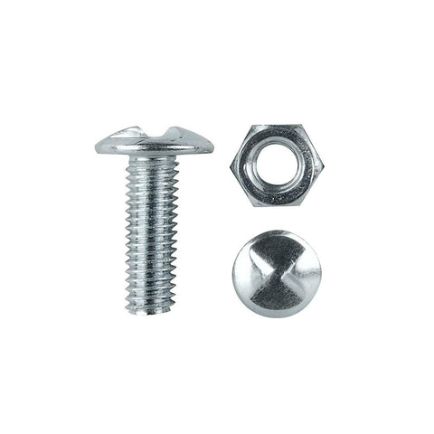 Pinnacle Assorted Anti Theft Bolts and Nuts 50 Pack M4-M8 Zinc Plated - SuperSaverAU - view 1