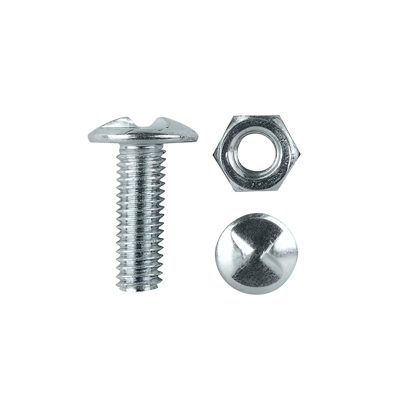Pinnacle M4 M5 M6 M8 Assorted Anti-Theft Steel Bolts and Nuts 50 Pack