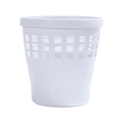 Ezy Storage 10L White Plastic Waste Basket