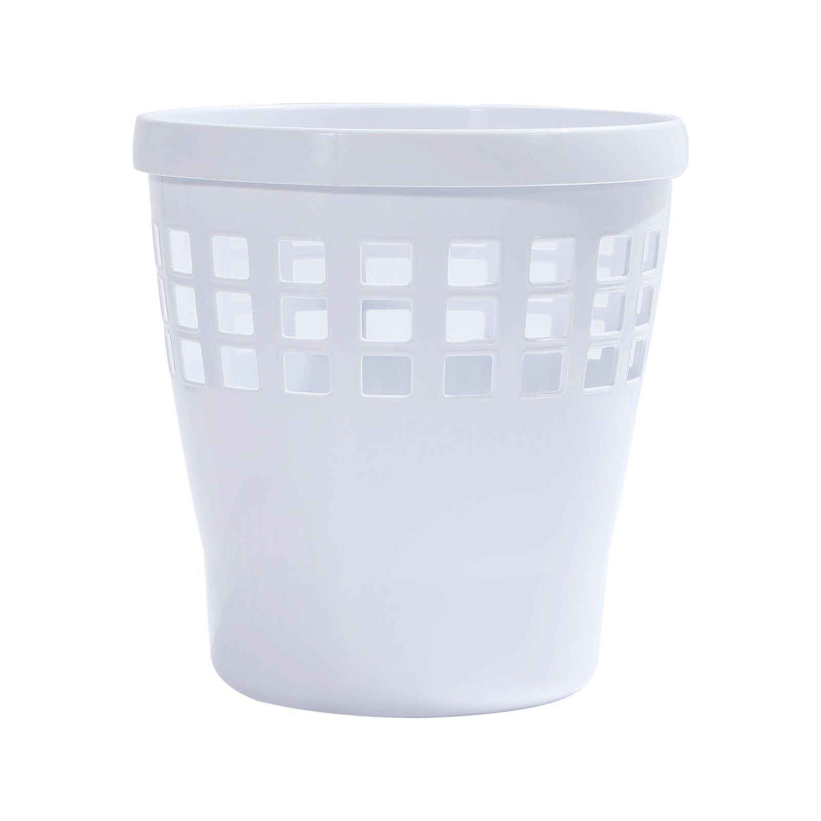 Ezy Storage 10L White Plastic Waste Basket