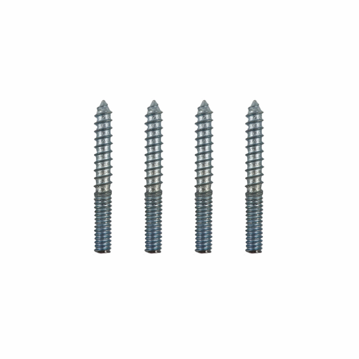 Adoored 1/4" Zinc Plated Steel Furniture Leg Stud 4 Pack