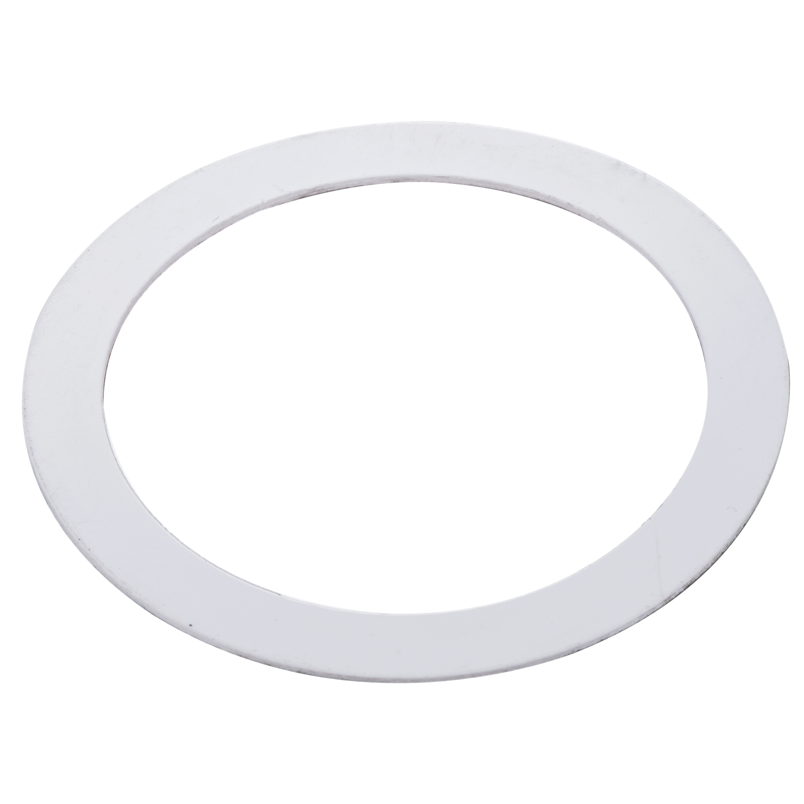 Kinetic 50mm Hole DWV White Round Self-Adhesive Cover Plate, Flat