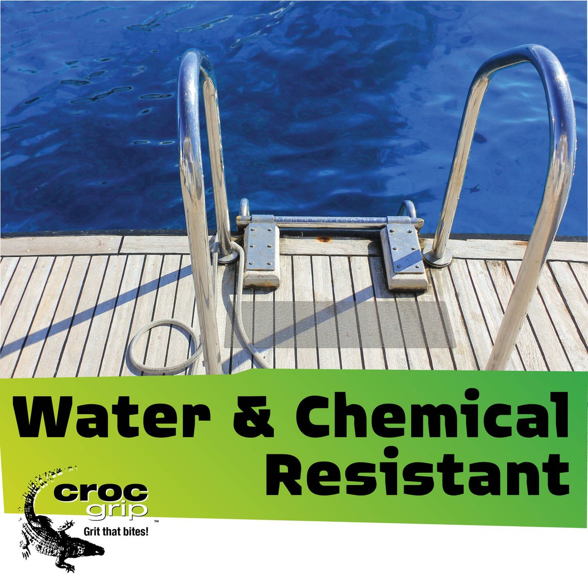 Croc Grip 500mm x 150mm Clear XL Soft Textured Step - Vinyl