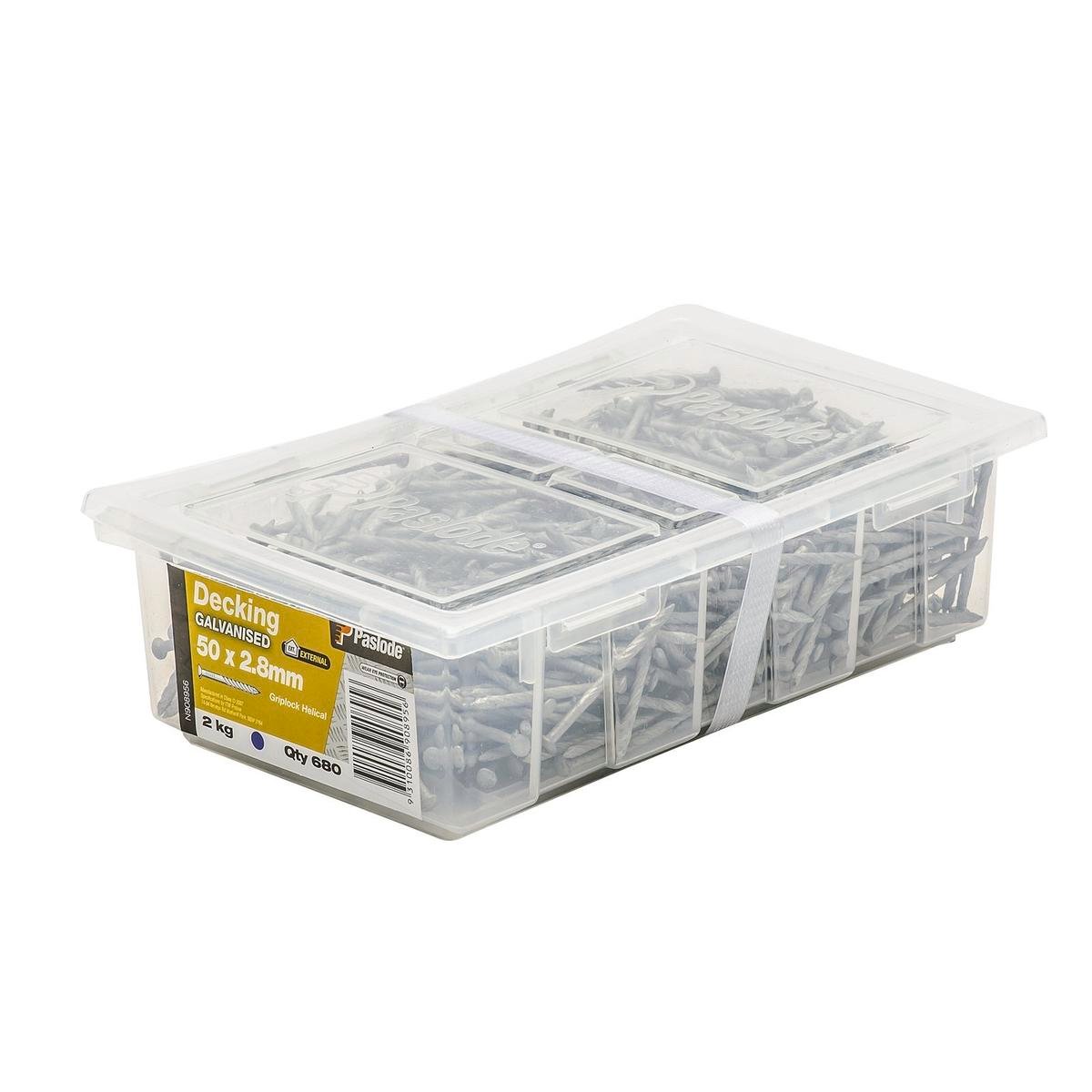Paslode Griplock Nails - 50mm x 2.8mm - Galvanised - Heavy Duty - 680 Pack - SuperSaverAU - view 1