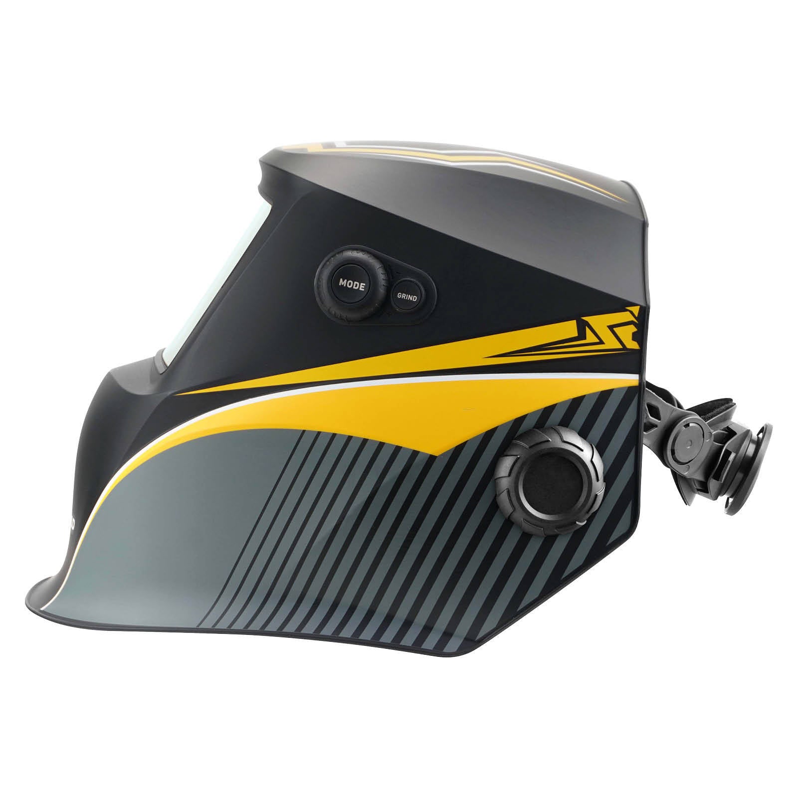 Bossweld VX-3 Flare Auto Darkening Welding Helmet, Variable Shade 4-8/9-13, 100 x 60mm Lens