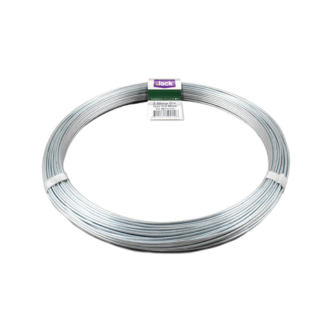 Jack 2.0mm x 40m Galvanised Steel Tie Wire 1kg Coil