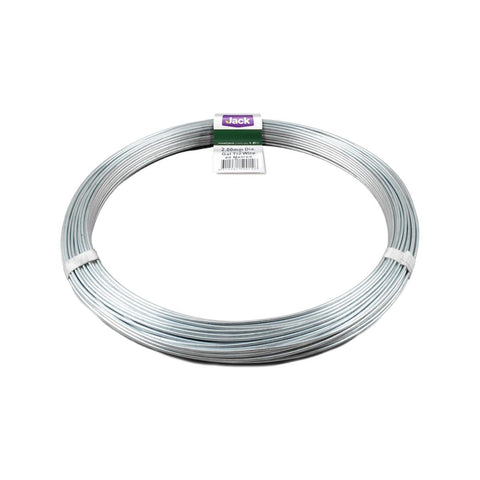 Jack Galvanised Tie Wire 2mm x 40m 1kg Soft Easy To Use - SuperSaverAU - view 1