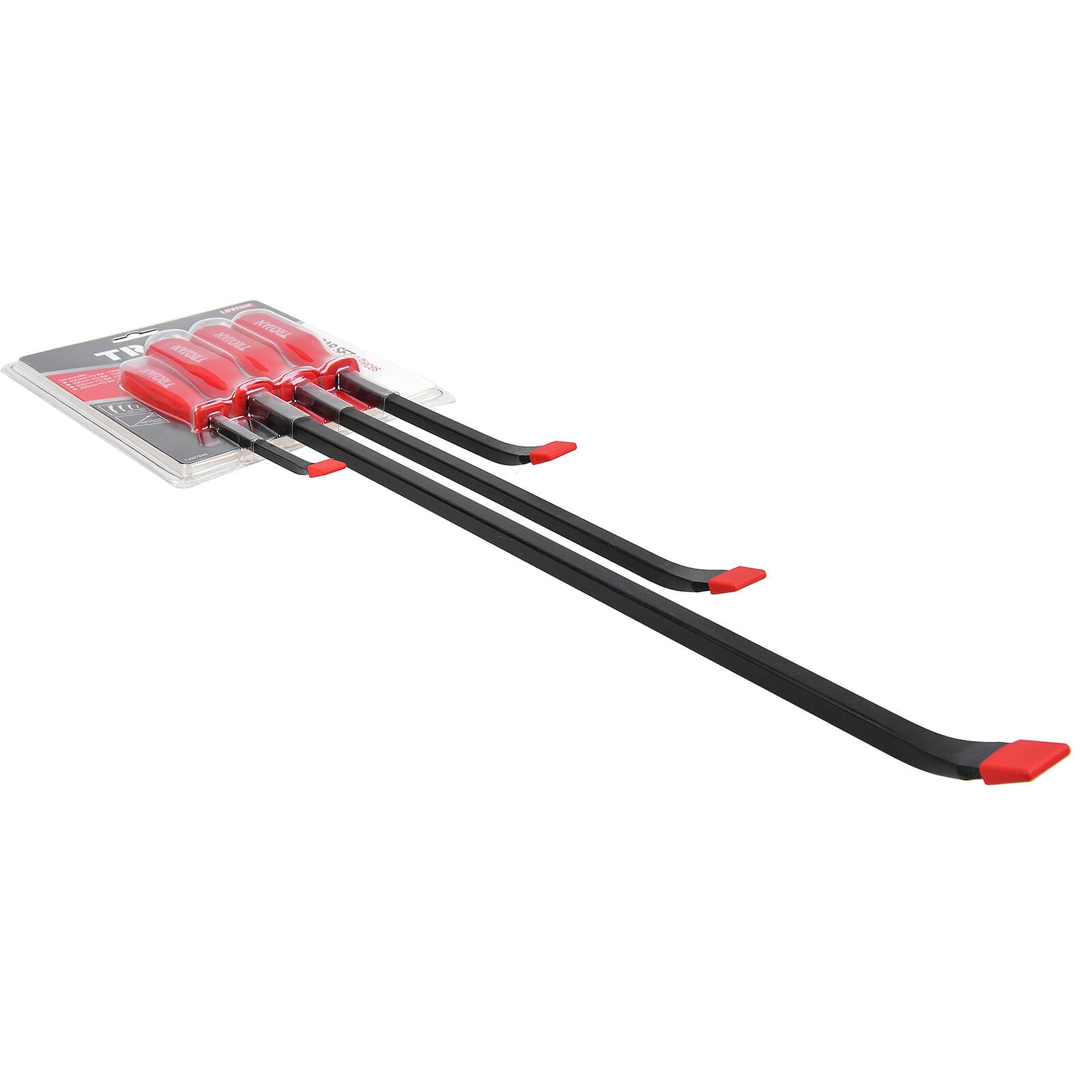 Trojan 4 Piece Pry Bar Set - 205mm, 295mm, 450mm and 600mm