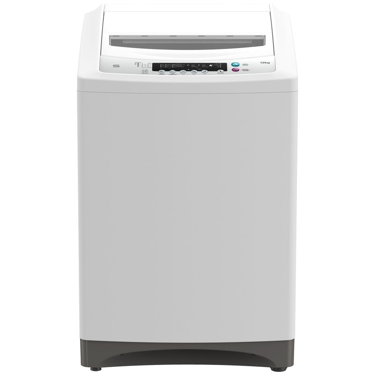 Seiki 12kg Top Load Washing Machine - White, Direct Drive Motor, Auto Load Sensing - SC-1200AU7TLW