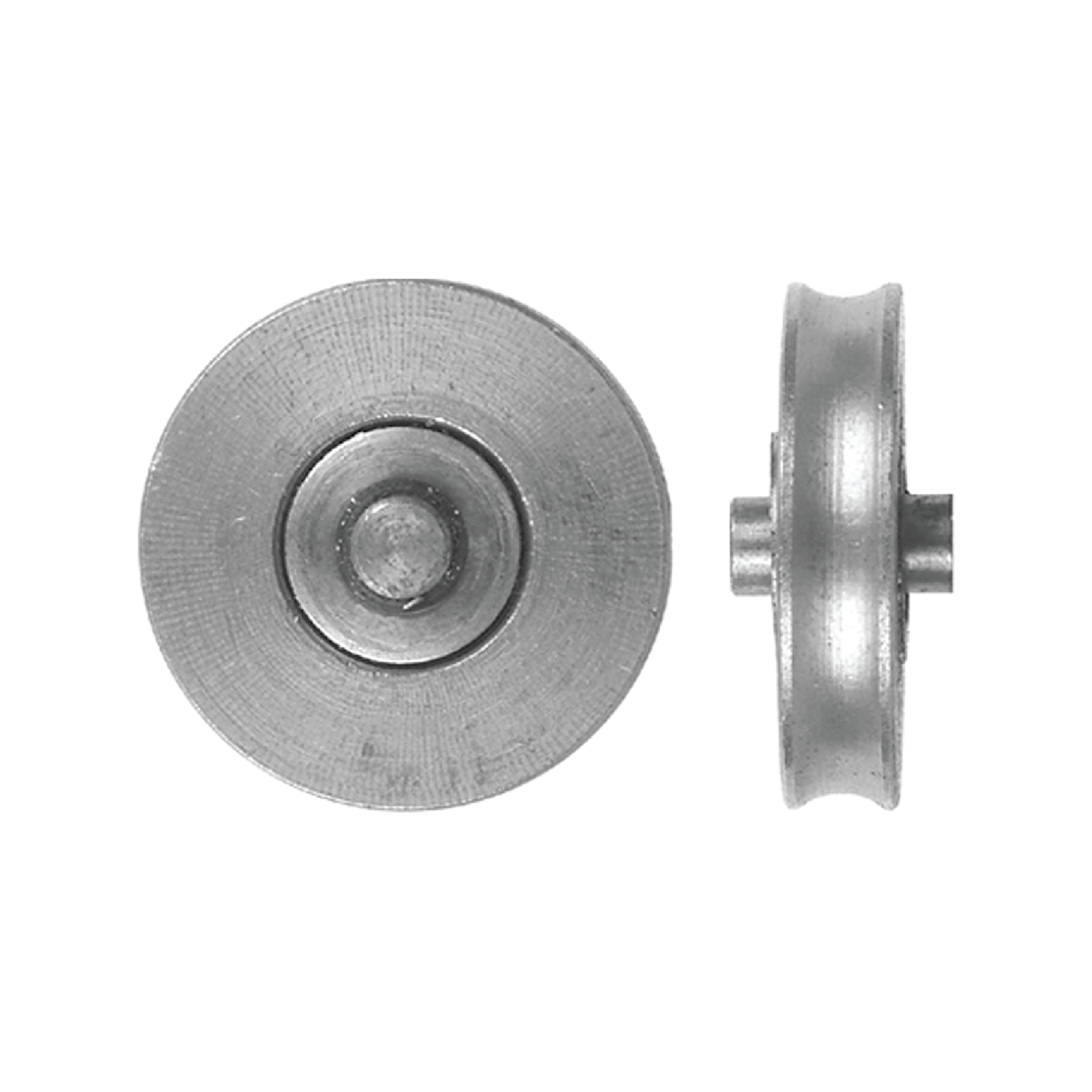 Rolltrak 25mm Stainless Steel Concave Roller - Patio Door