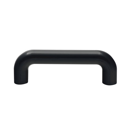 Prestige 16mm Black Plastic Round D Handle, Cabinet Drawer Pull