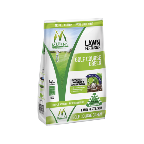 Munns Professional 10kg Golf Course Green Granular Lawn Fertiliser All Lawns