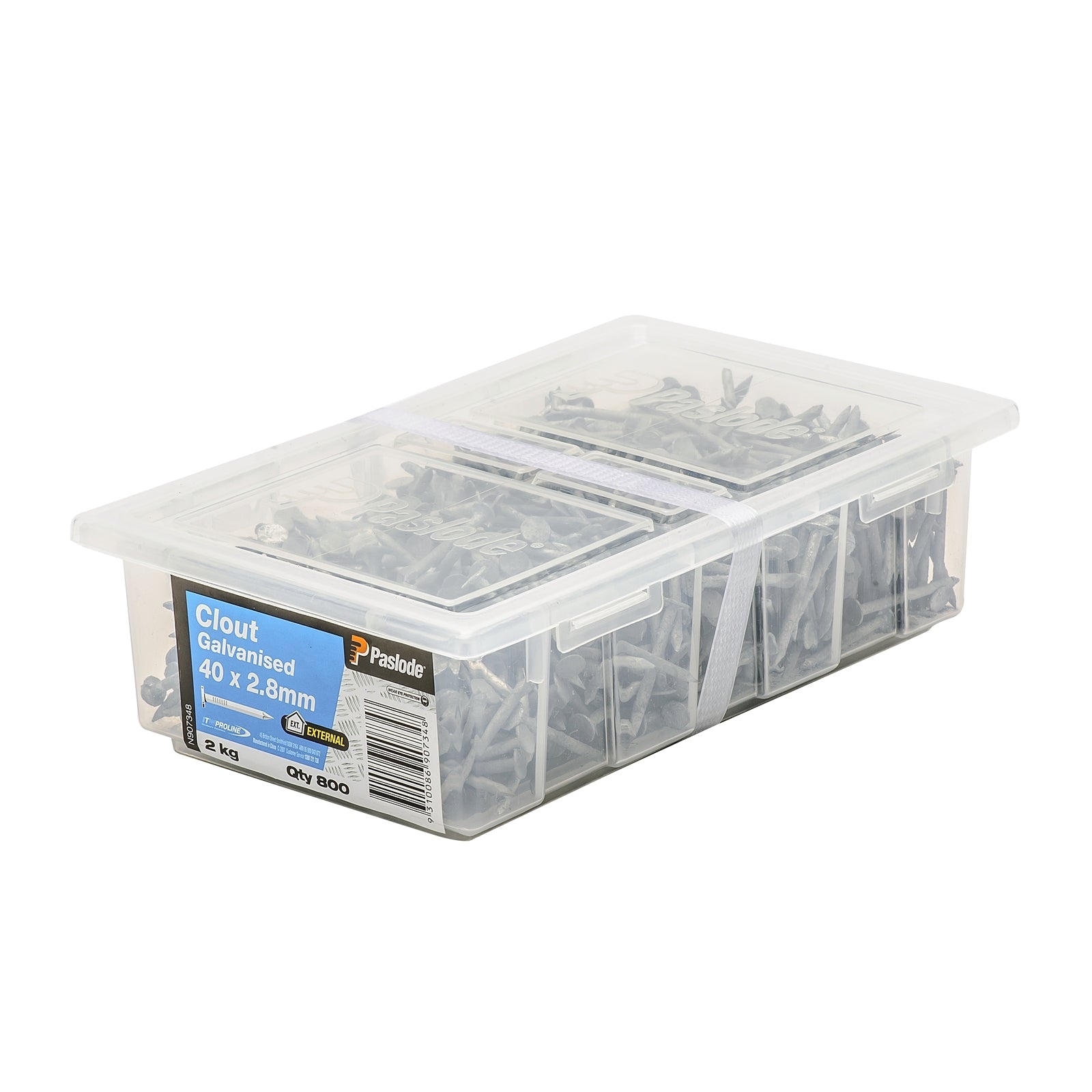 Paslode Galvanised Clouts 40 x 2.8mm 2kg - 800 Pack