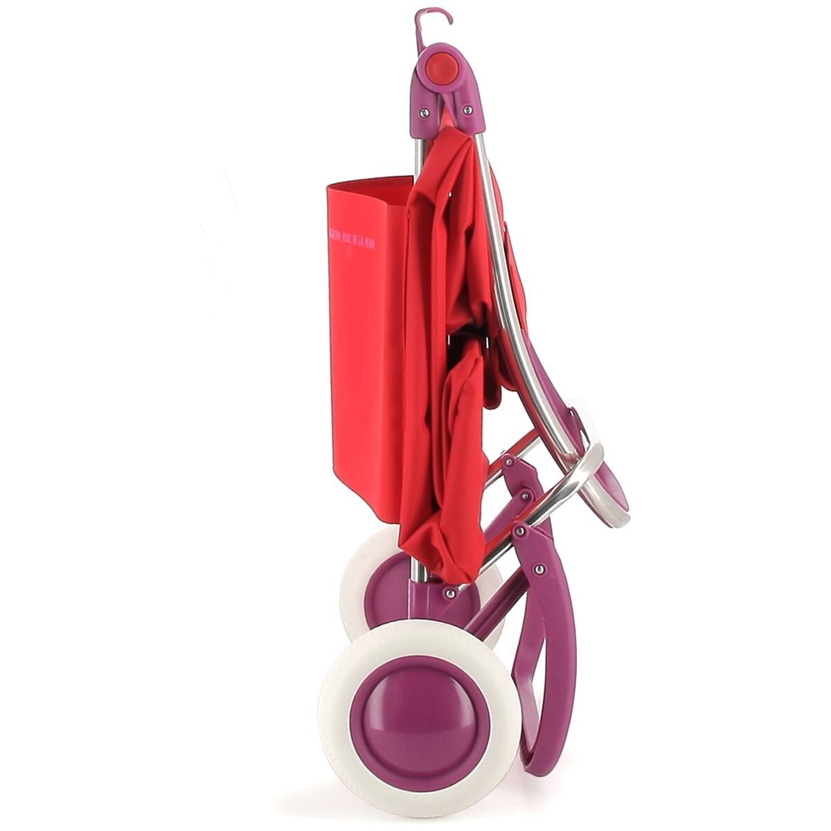 Rolser Serrella LN Agatha Ruiz de la Prada 2/4 wheel foldable trolley - 43L - Heart Red - R-SER007-3126