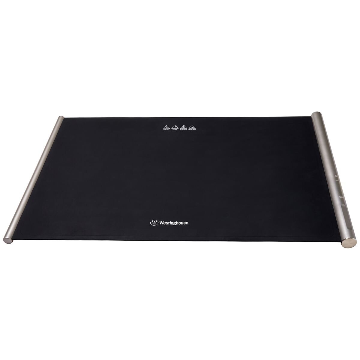 Westinghouse portable silicone food warmer heat mat 400W - Black, 3 heat settings, 3 timers - WHFWM01K