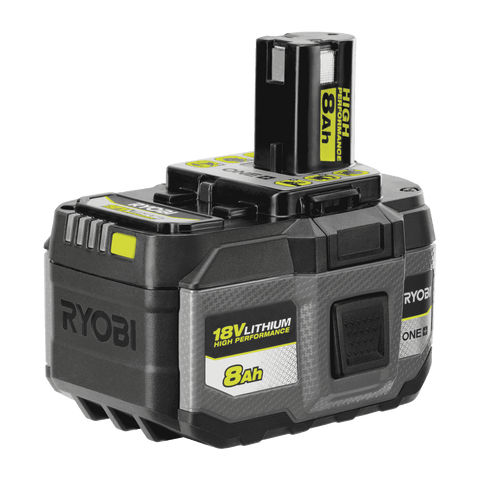 Ryobi 18V ONE+ 8.0Ah HP Lithium Battery RB1880T with IntelliCell Technology