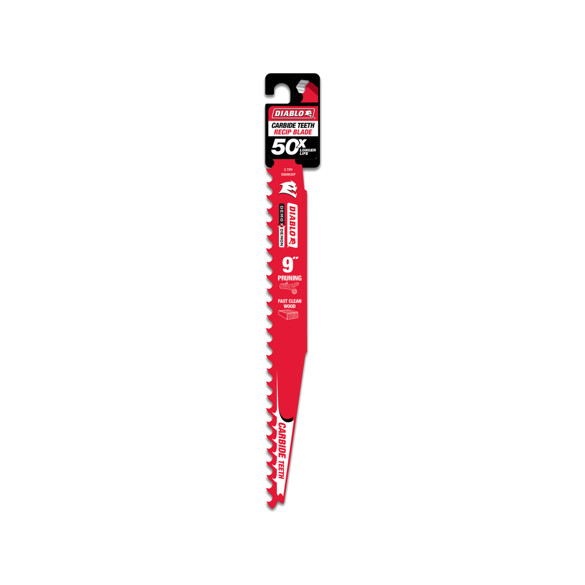 Diablo 9" Carbide Reciprocating Saw Blade for Pruning and Clean Wood