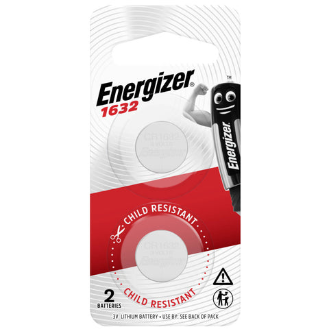 Energizer 1632 Lithium Coin Battery 2 Pack