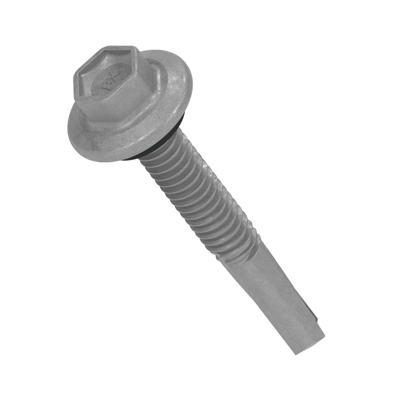 Buildex 12G x 38mm Class 3 Galvanised SuperTEKS Hex Head Self-Drilling Screws, 50 Pack