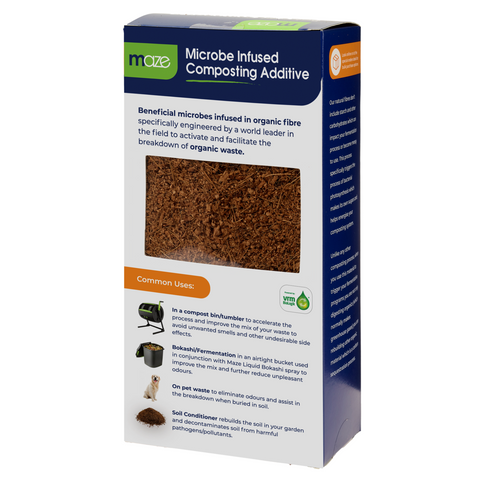 Maze 2L Microbe Infused Compost Additive, Organic Waste Accelerator & Conditioner