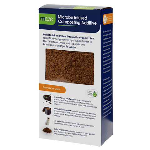 Maze 2L Microbe Infused Compost Additive, Organic Waste Accelerator & Conditioner