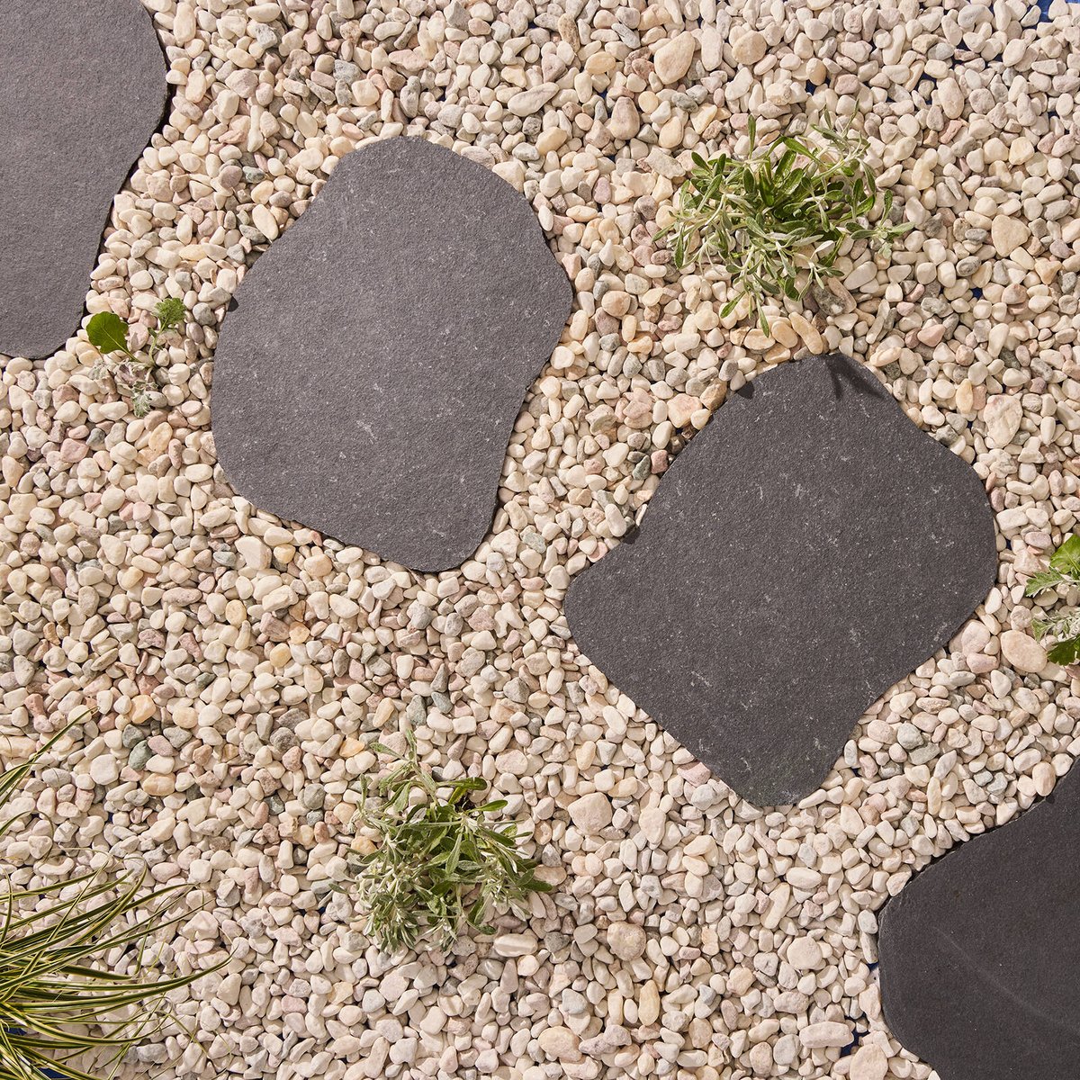 Tuscan Path Limestone Stepping Stone 400 x 500 x 20mm - Charcoal - Non-Slip - SuperSaverAU - view 4