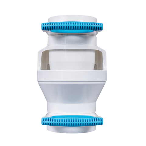 Rain Harvesting Air Gap 90mm - White UPVC Tank Backflow Protection