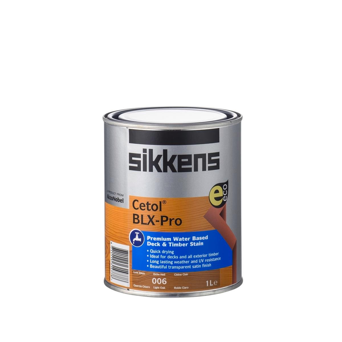 Sikkens Cetol BLX-Pro Light Oak Timber Finish 1L - Water-Based Interior Wood Stain