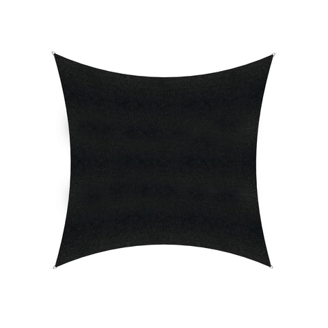 Coolaroo 5.4 x 5.4m Graphite Square Commercial Grade Shade Sail - 95% UV Block