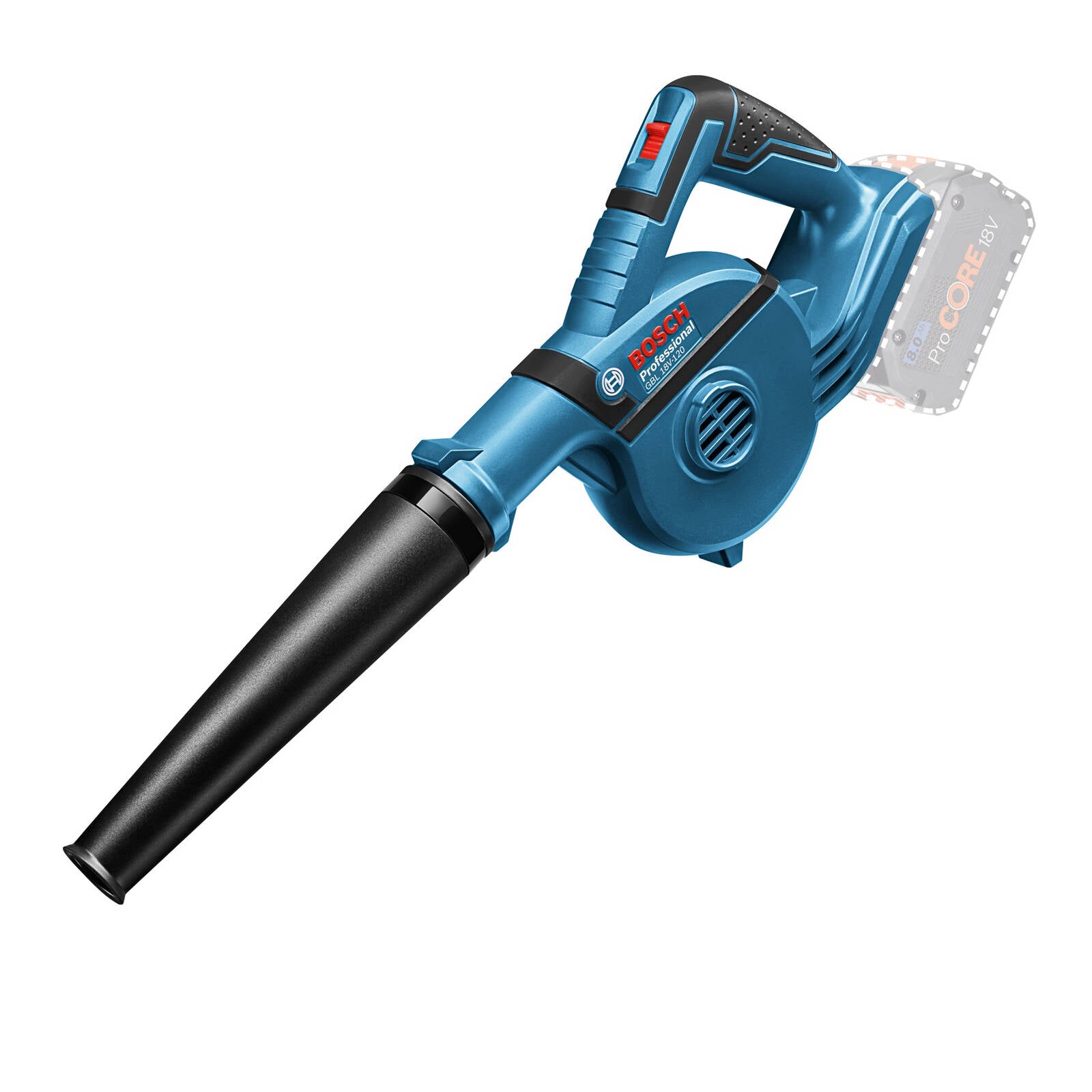Bosch Professional 18V Cordless Blower, 270m3/hr, GBL 18V-120, Skin Only