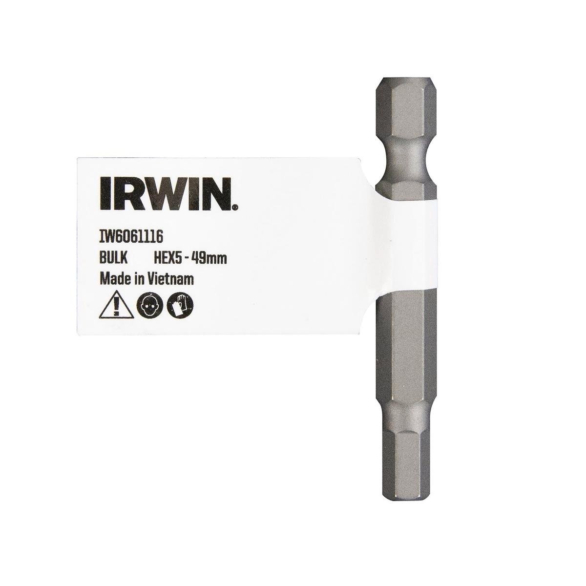 Irwin 50mm 1/4" Hex Power Driver Bit