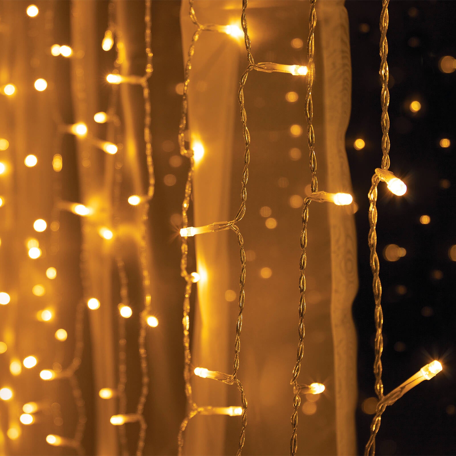 Lytworx 400 Bulb Warm White Connectable Curtain Lights 1.9 x 2m Indoor Outdoor