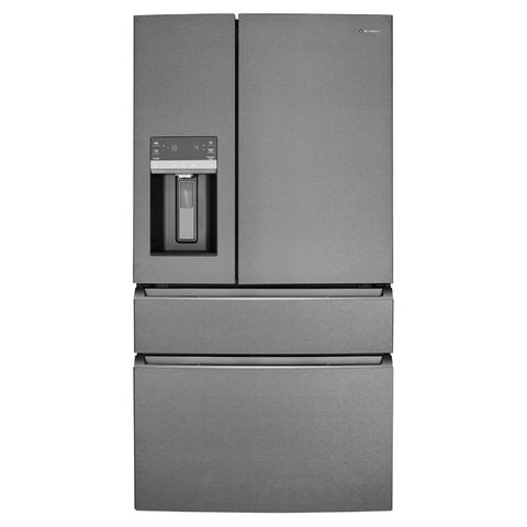 Westinghouse 609L French Door Fridge - Dark Stainless Steel, Filtered Ice and Water Dispenser - WHE6170BB