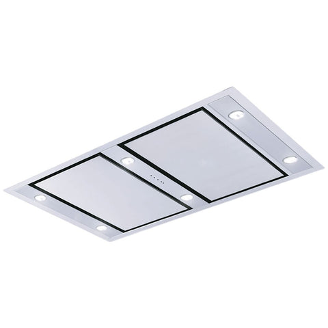 Schweigen 120cm Ceiling Cassette Rangehood - Stainless Steel, 3200m³/h, Remote Control - UM4220-12SEPAK